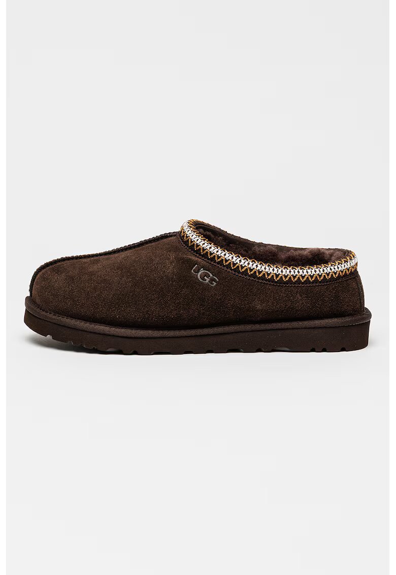 UGG Велурени чехли Tasman II - Тъмнокафяв