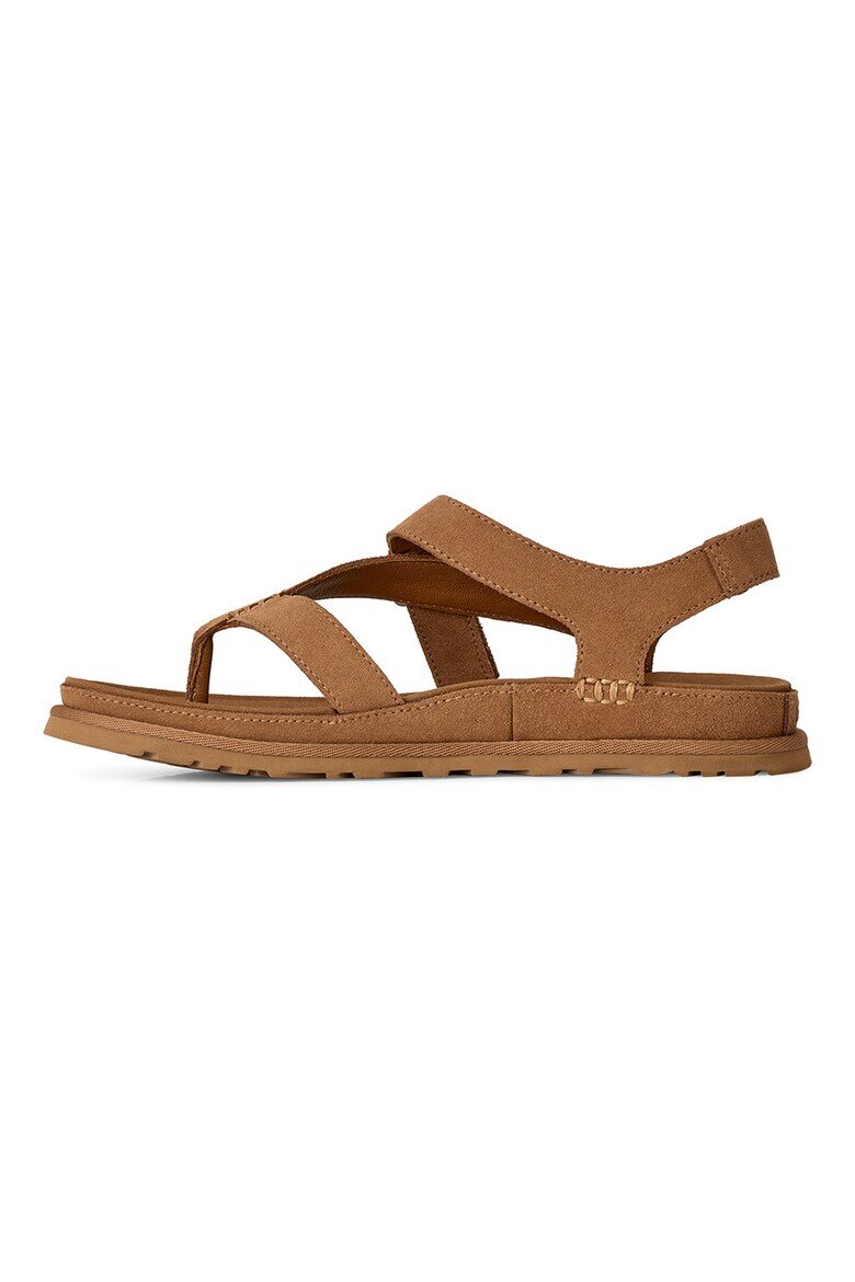 UGG Велурени сандали GoldenGaze Toe Post Карамел