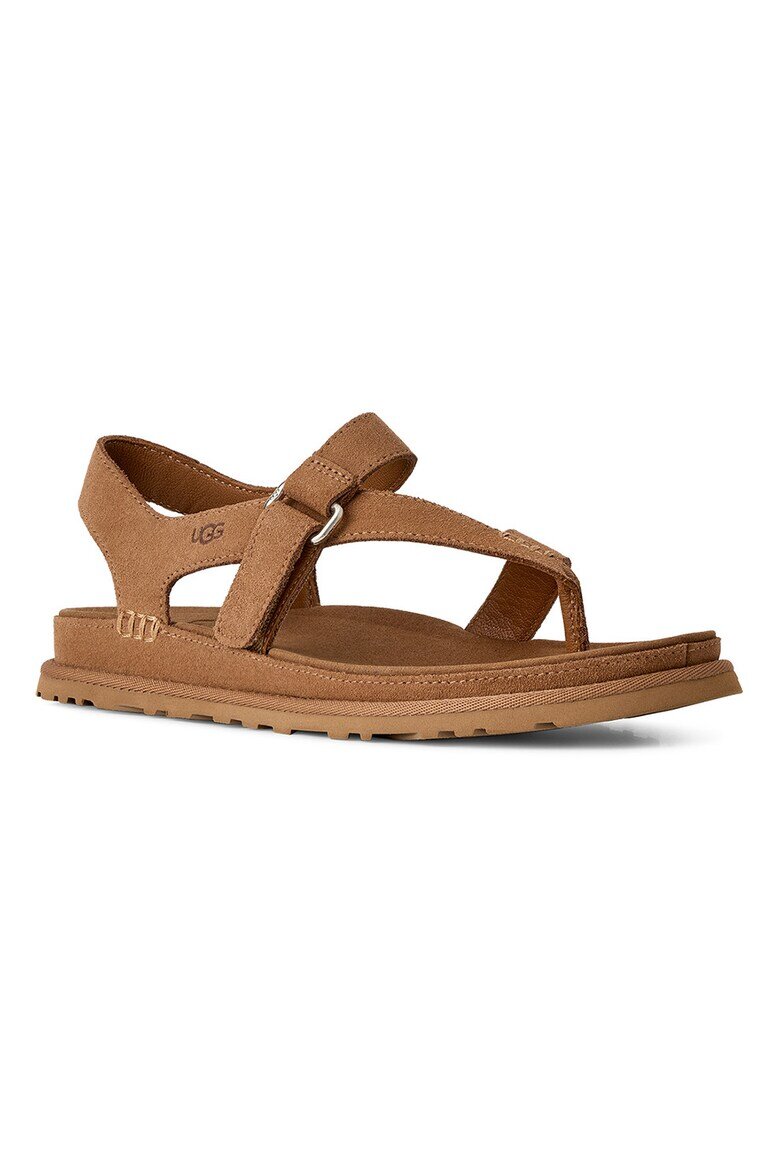 UGG Велурени сандали GoldenGaze Toe Post Карамел