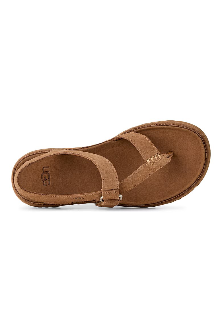 UGG Велурени сандали GoldenGaze Toe Post Карамел