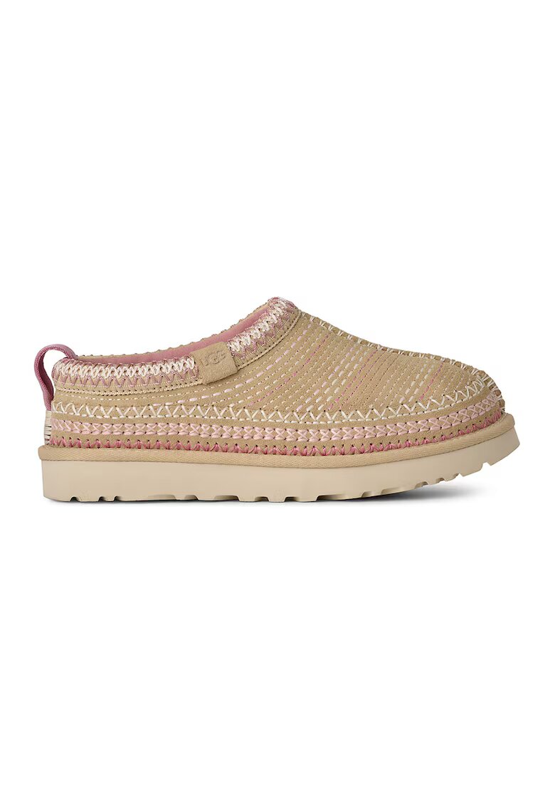UGG Велурено сабо Tasman Meadow - Бежов
