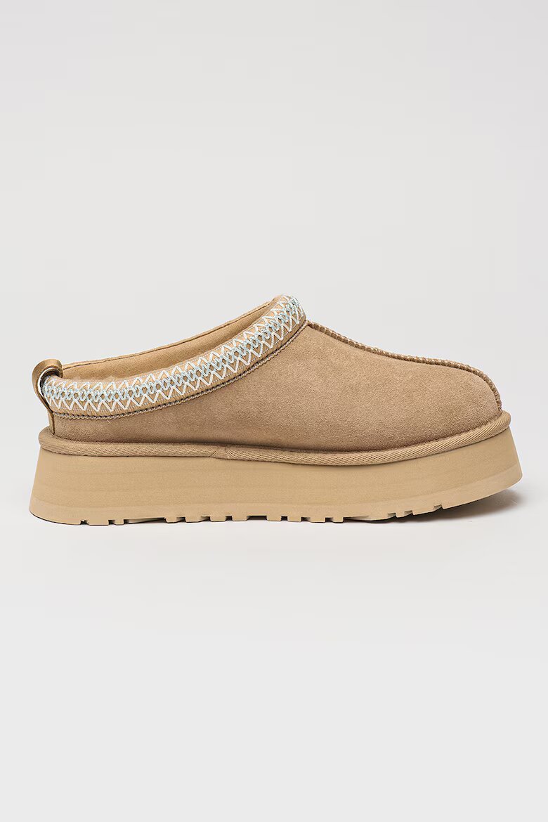 UGG Велурено сабо Tazz с равна платформа Бежов