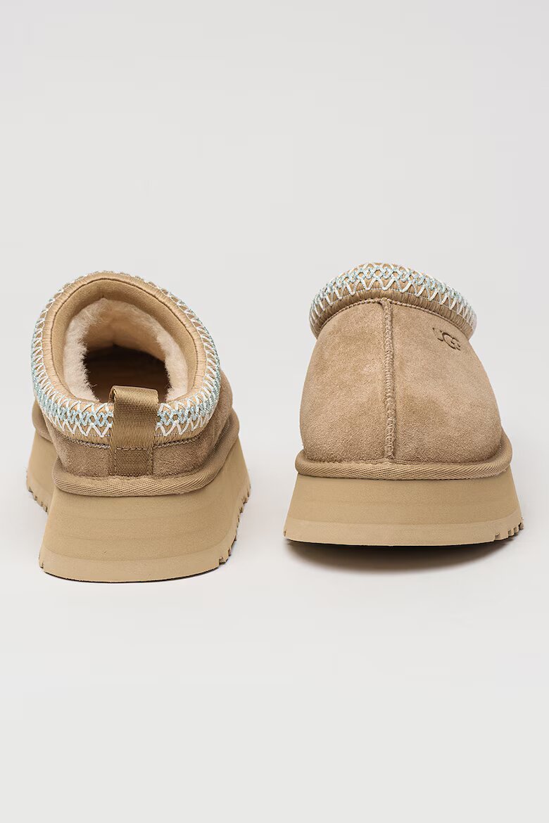 UGG Велурено сабо Tazz с равна платформа Бежов