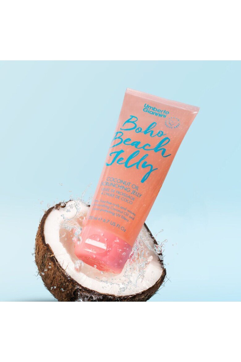 Umberto Giannini Моделиращ гел с кокосово масло за ефект на леки къдрици Boho Beach Jelly 200 мл