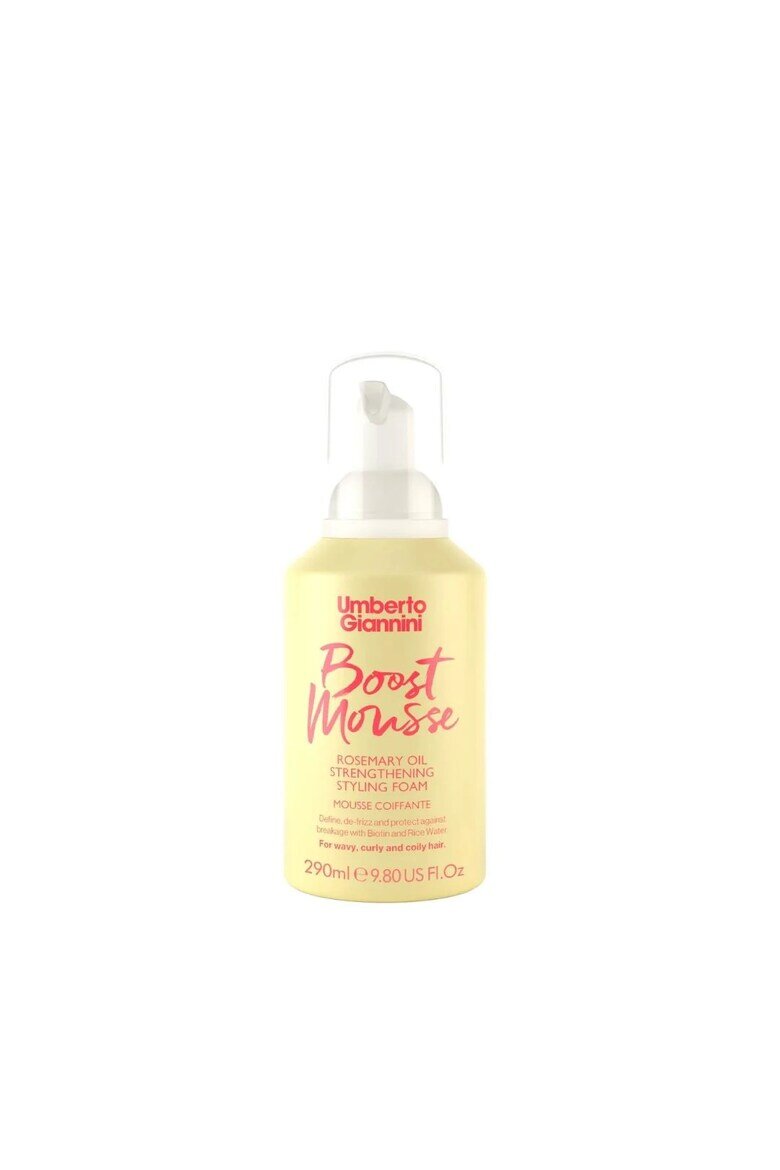 Umberto Giannini Strong Curls 290 мл стилизиращ мус с масло от розмарин за къдрава коса
