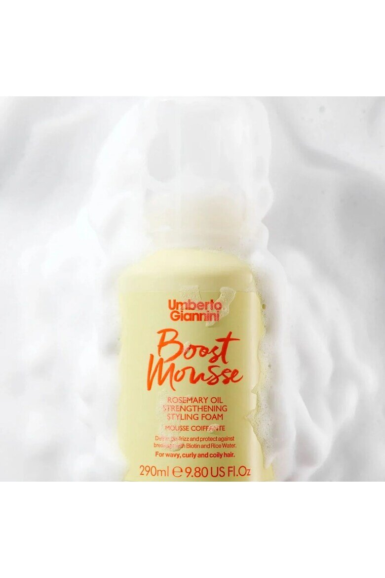 Umberto Giannini Strong Curls 290 мл стилизиращ мус с масло от розмарин за къдрава коса