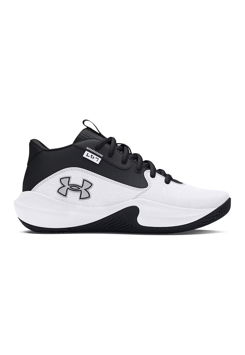 Under Armour Баскетболни обувки Lockdown 7 - Черен/Бял