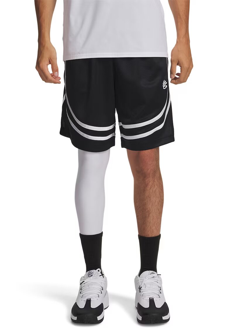 Under Armour Баскетболни шорти Curry Sig - Черен/Бял