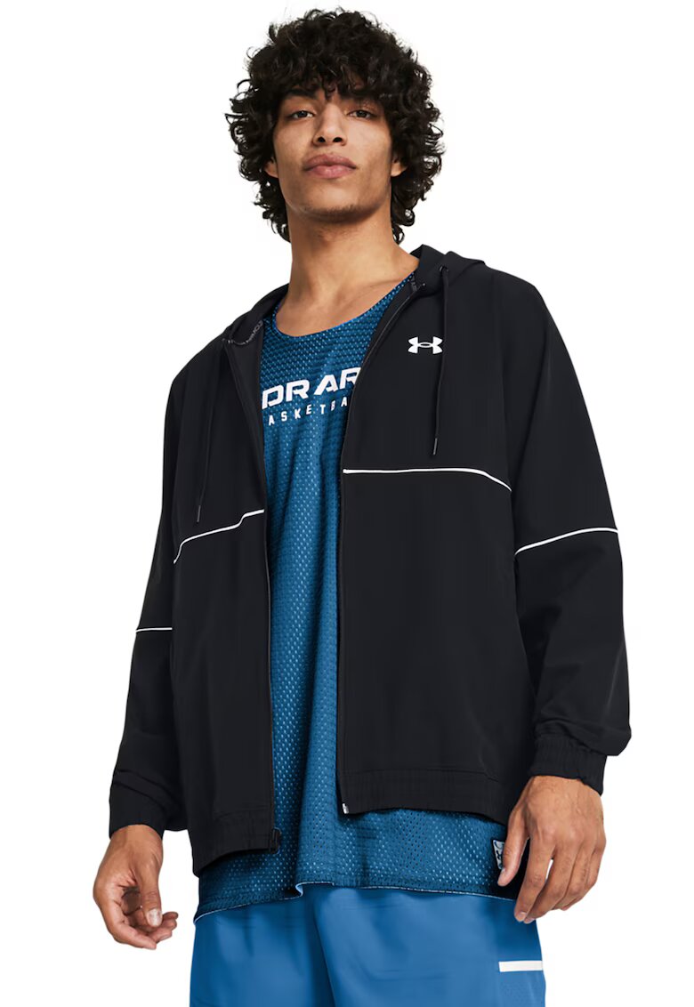 Under Armour Баскетболно яке с цип и качулка