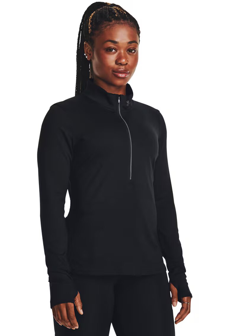 Under Armour Блуза за бягане Qualifier с къс цип