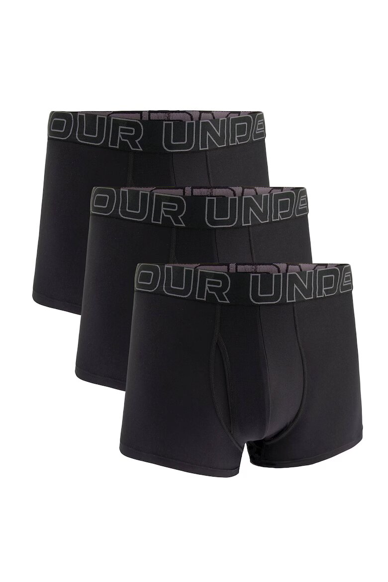 Under Armour Боксерки 174107 с лого 3 - чифта Черен