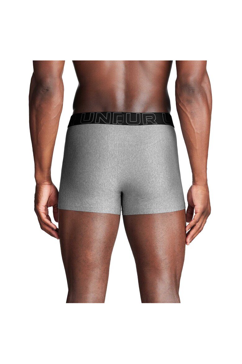 Under Armour Боксерки 174107 с лого 3 - чифта Черен/Сив