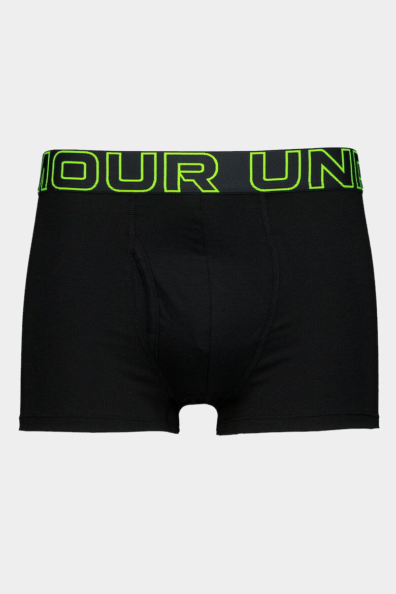 Under Armour Боксерки с лого на талията - 3 чифта Черен