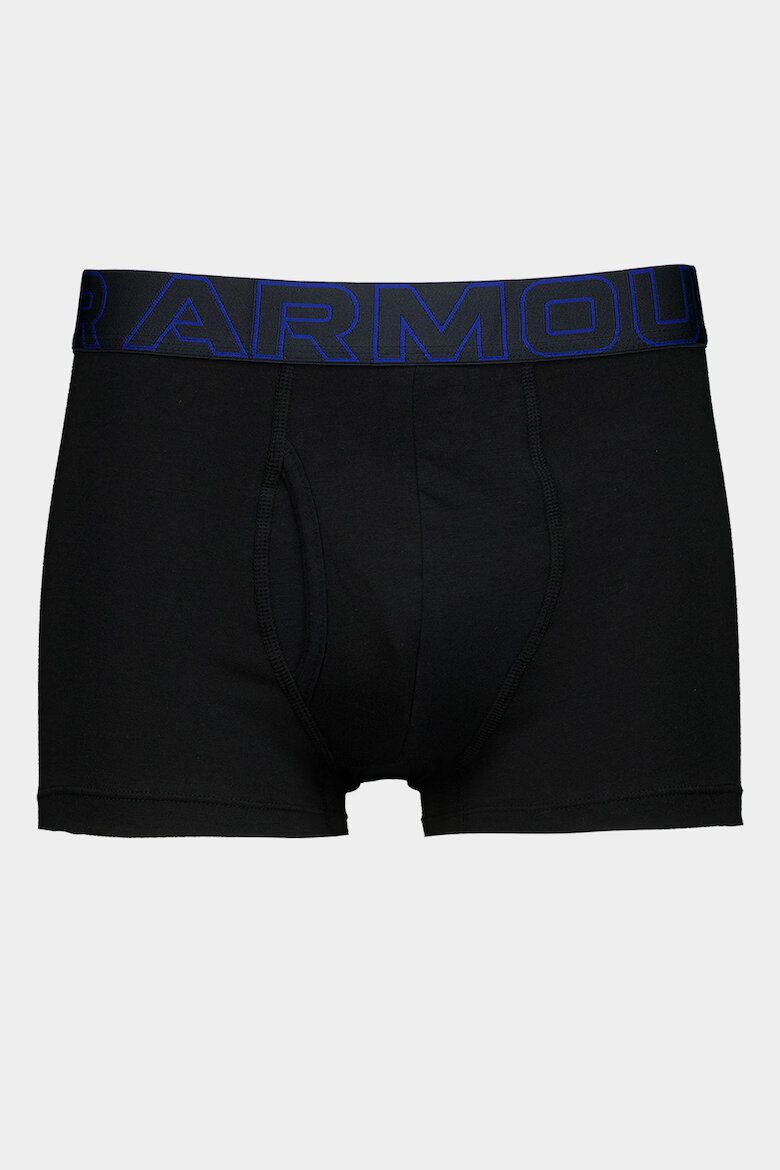 Under Armour Боксерки с лого на талията - 3 чифта Черен