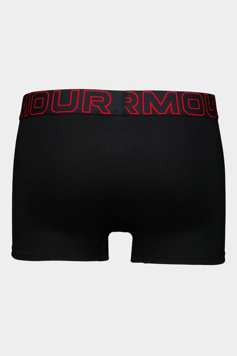 Under Armour Боксерки с лого на талията - 3 чифта Черен