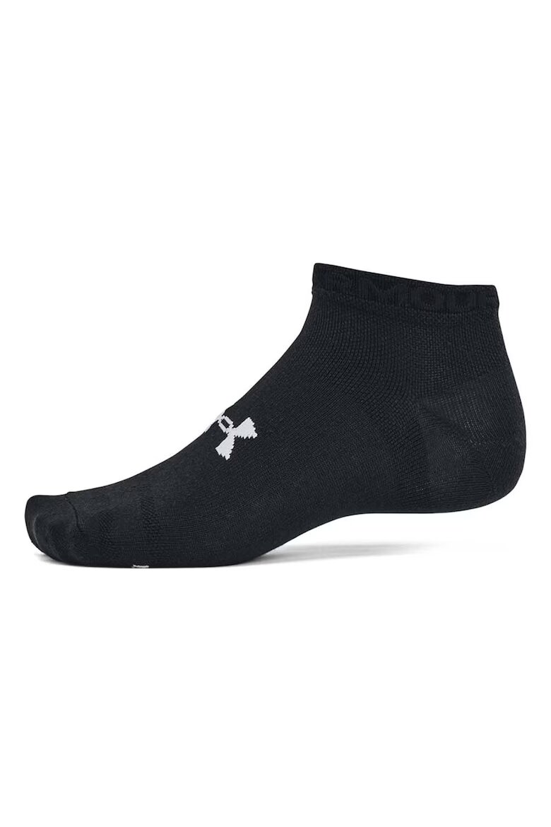 Under Armour Чорапи до глезена Essential с лого 6 чифта Черен/Сив