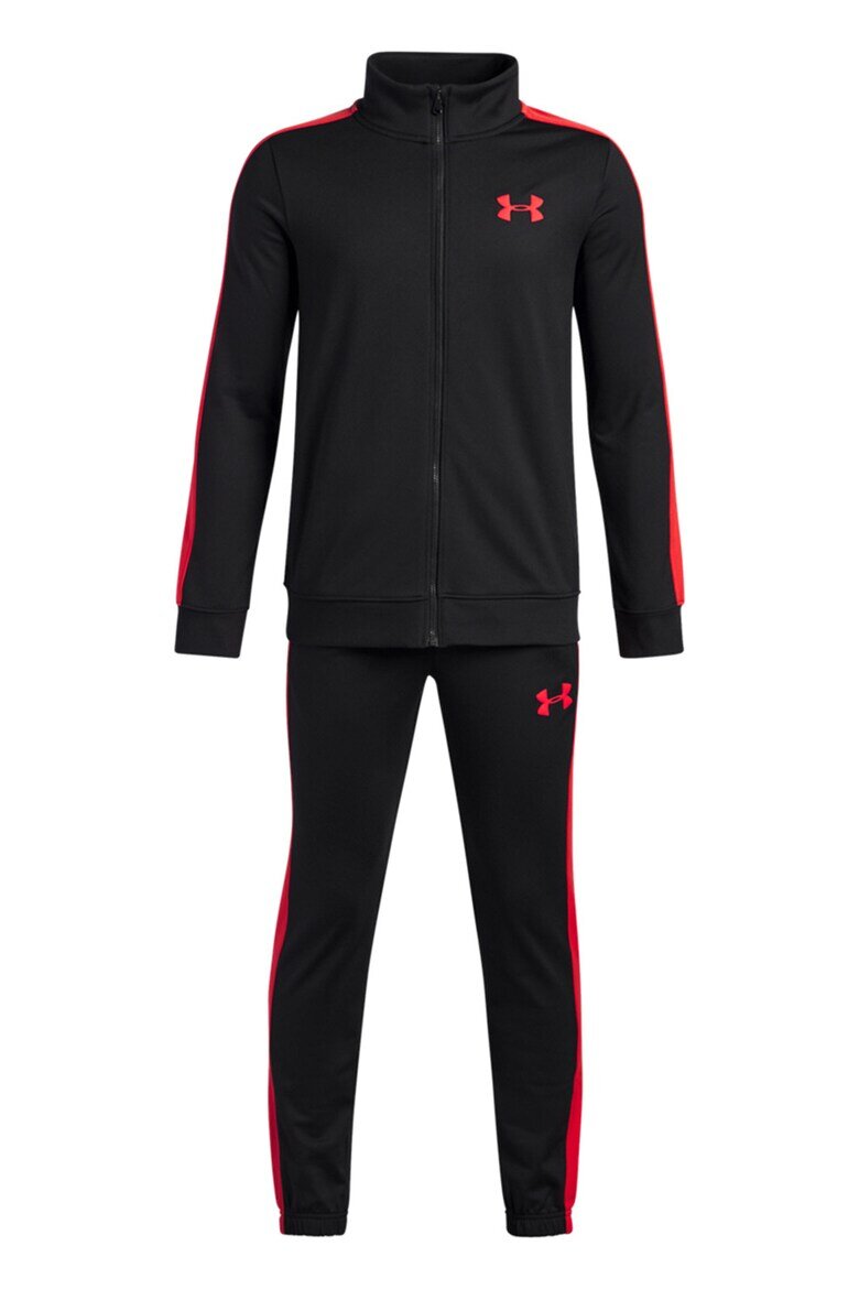 Under Armour Детски анцуг UA Knit Черен/Фуксия