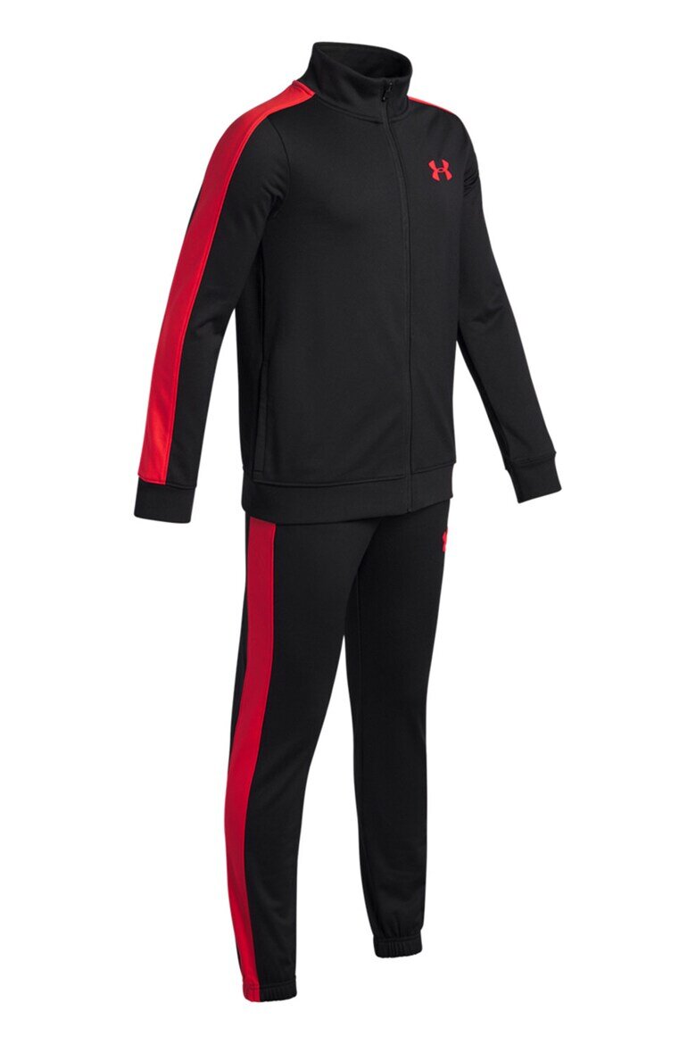 Under Armour Детски анцуг UA Knit Черен/Фуксия