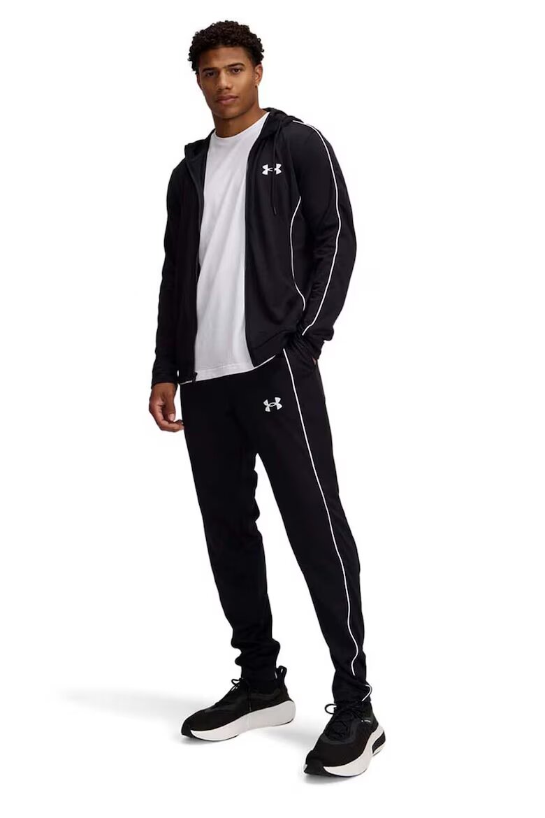 Under Armour Фитнес екип с лого Бял/Черен