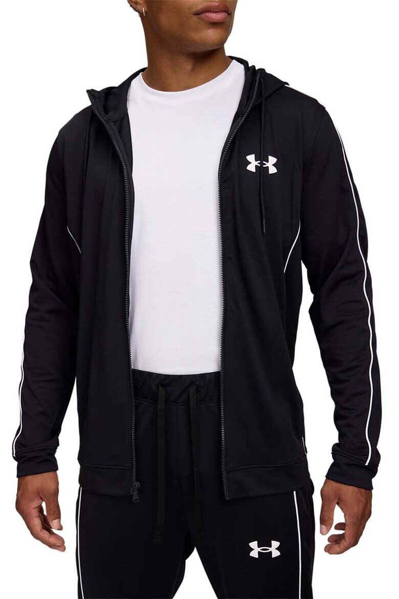 Under Armour Фитнес екип с лого Бял/Черен