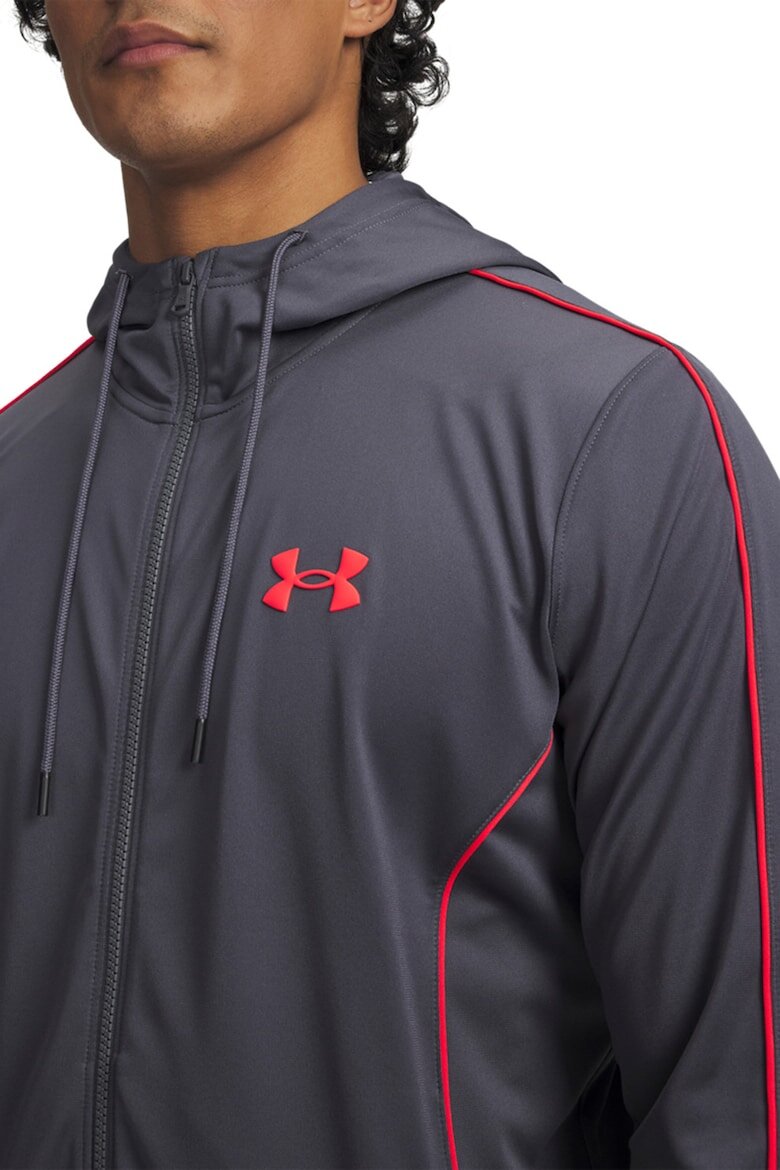 Under Armour Фитнес екип с лого Червен/Tъмносив