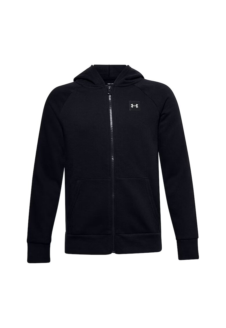 Under Armour Фитнес худи Rival с ръкави реглан - Бял/Черен