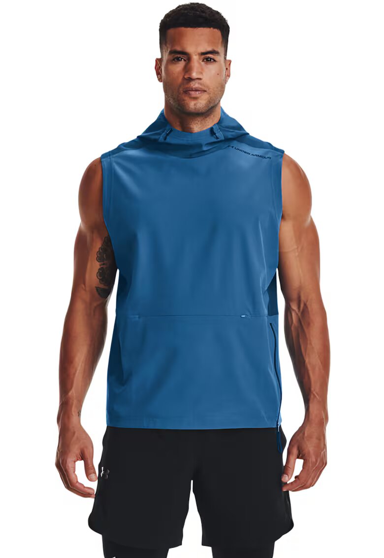 Under Armour Фитнес худи Rush без ръкави