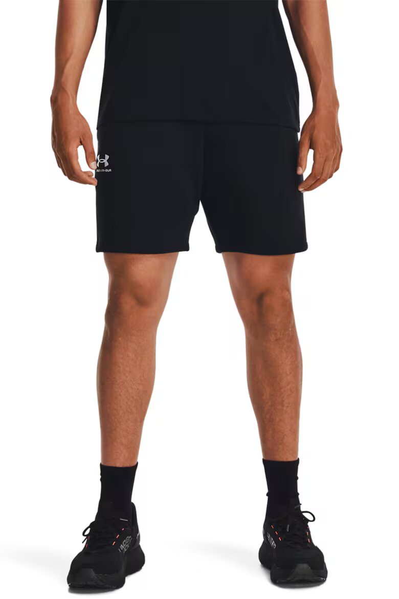 Under Armour Фитнес къс панталон с миди талия Черен