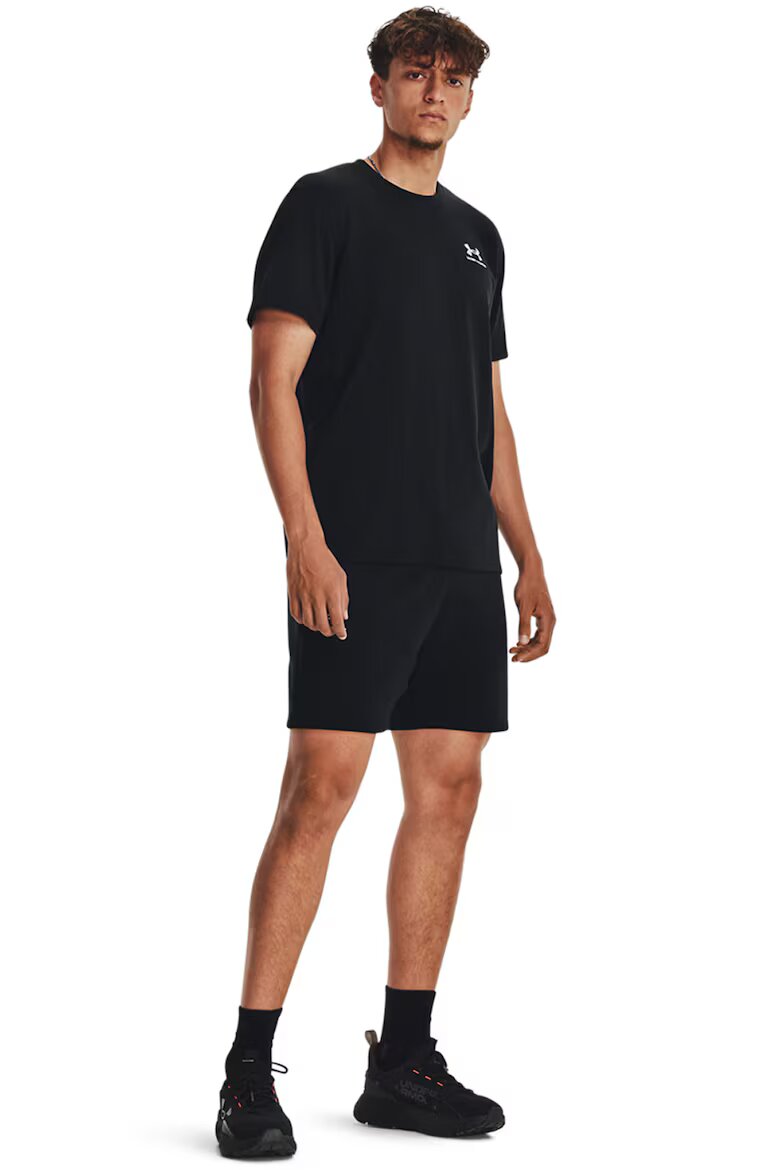 Under Armour Фитнес къс панталон с миди талия Черен