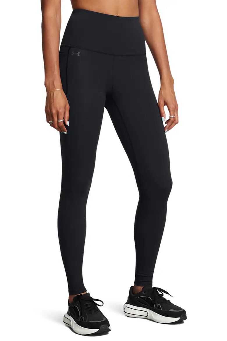 Under Armour Фитнес клин Motion с висока талия Черен/Сив