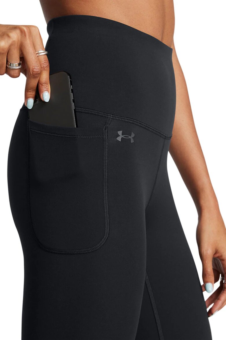 Under Armour Фитнес клин Motion с висока талия Черен/Сив