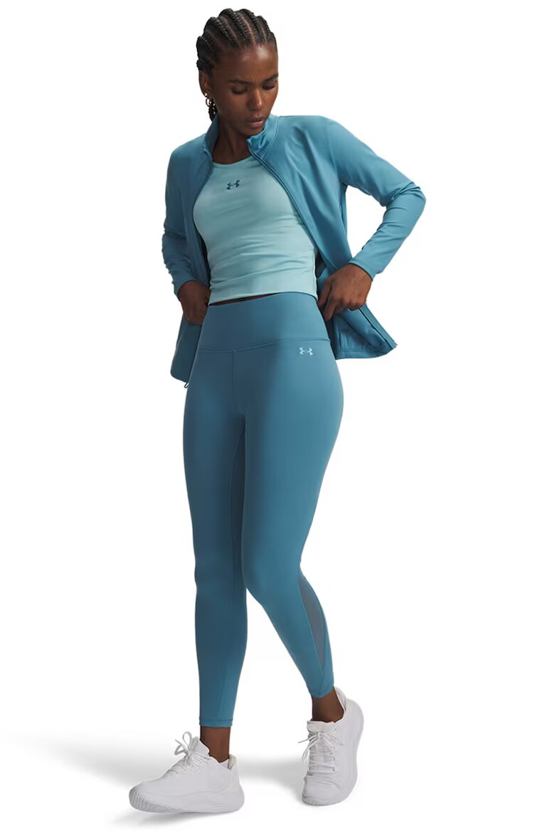 Under Armour Фитнес клин Motion с висока талия Пастелносин