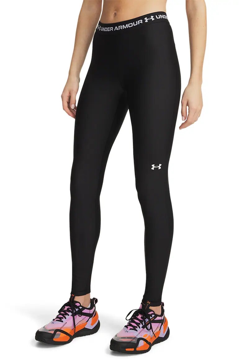 Under Armour Фитнес клин с еластична талия с лого Черен/Бял