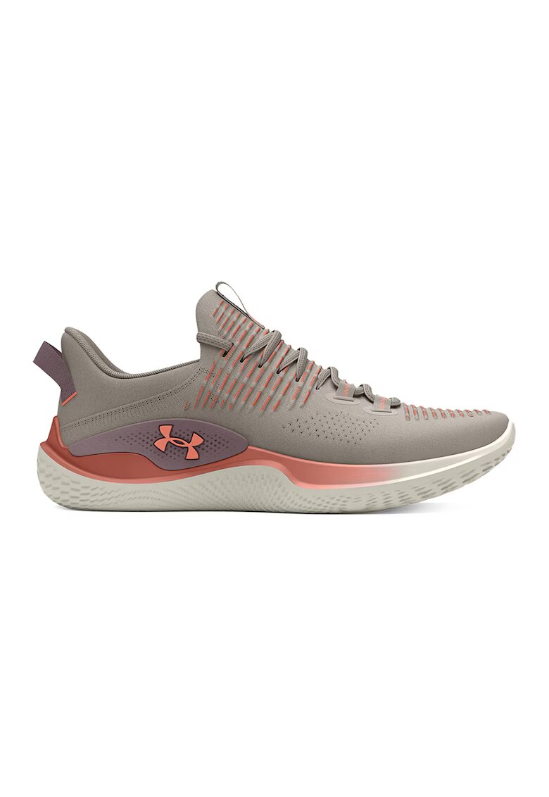 Under Armour Фитнес обувки Flow Dynamic - Оранжев/Бледозелен