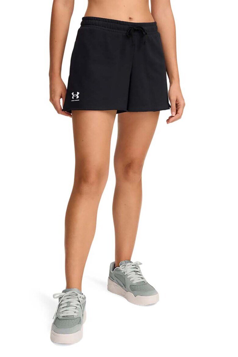 Under Armour Фитнес шорти Rival с връзка Черен