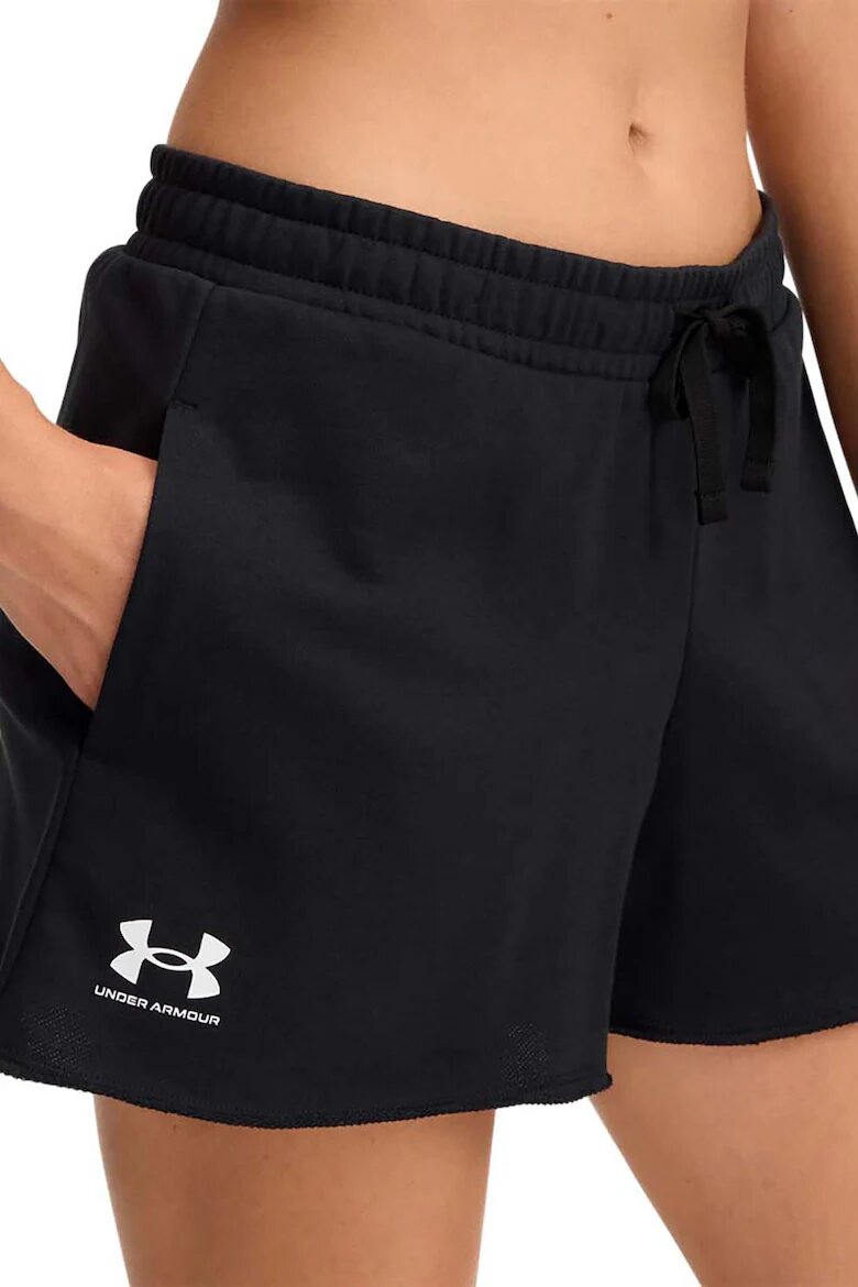 Under Armour Фитнес шорти Rival с връзка Черен