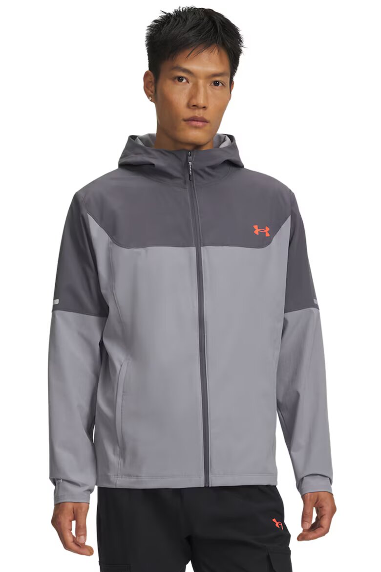 Under Armour Фитнес яке Tech Utility с качулка Сив