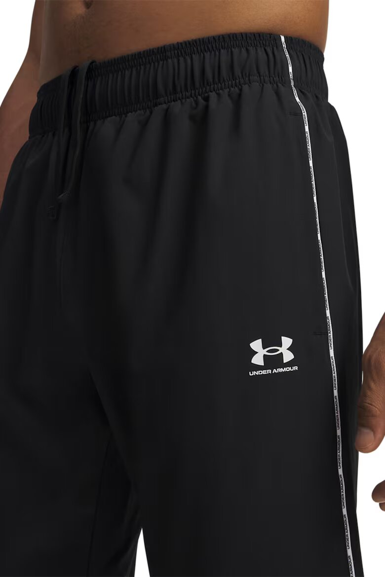 Under Armour Футболен слим екип Challenger Pro с лого и цип Бял/Черен