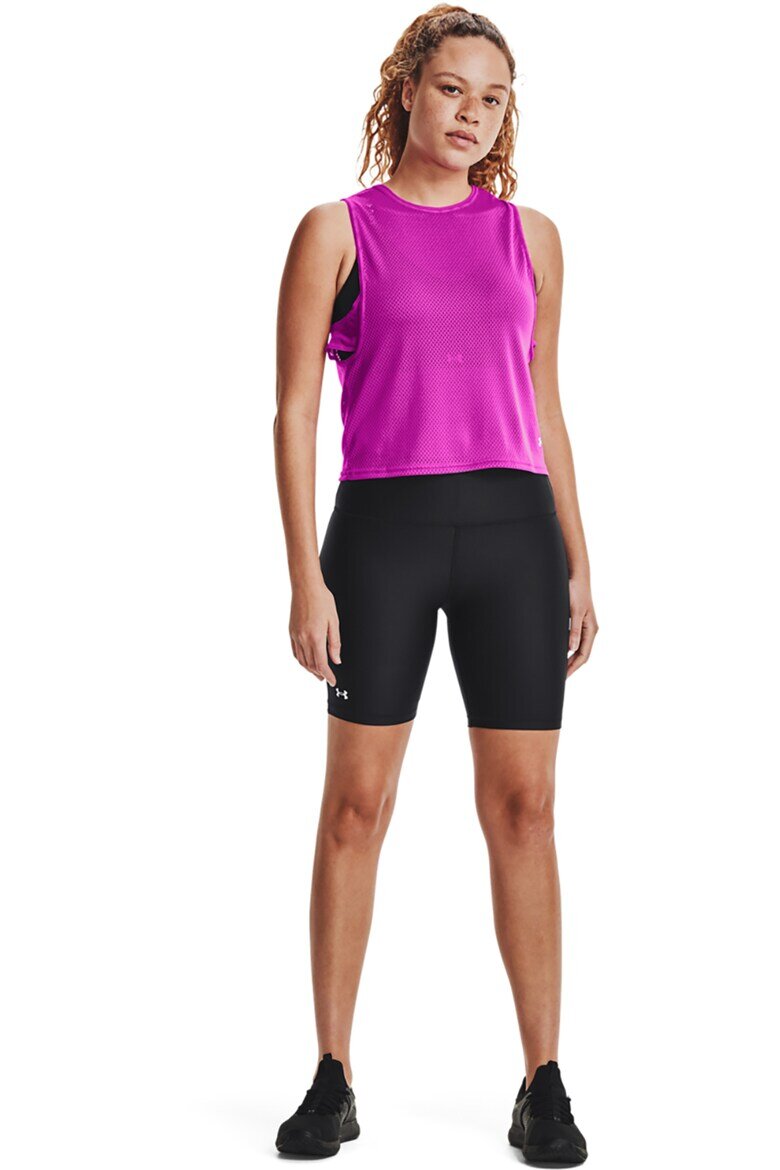 Under Armour Къс фитнес клин с лого Бял/Черен