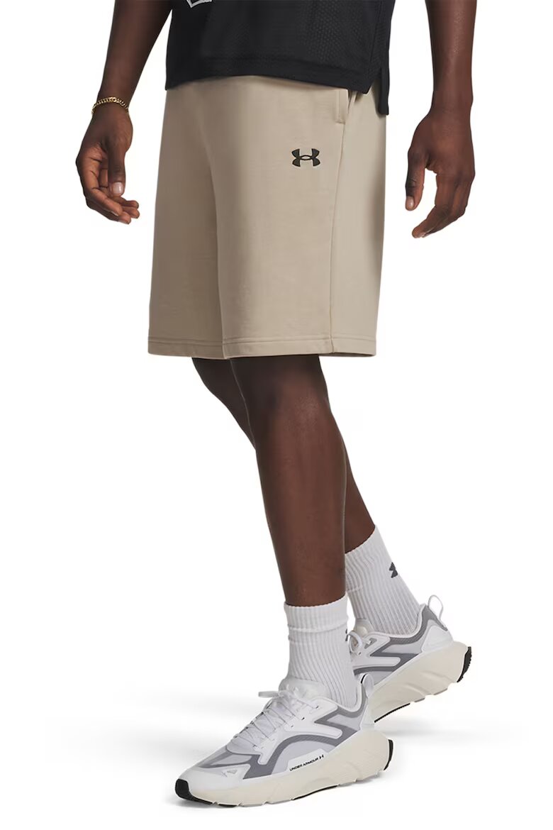 Under Armour Къс панталон Rival с памук Черен/Светло бежово
