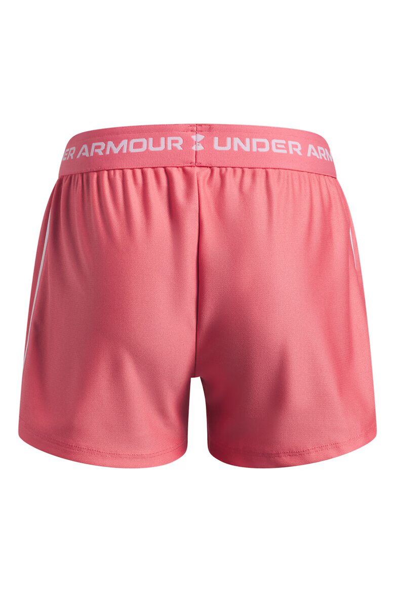 Under Armour Къс панталон с лого Tech Play Светло червено