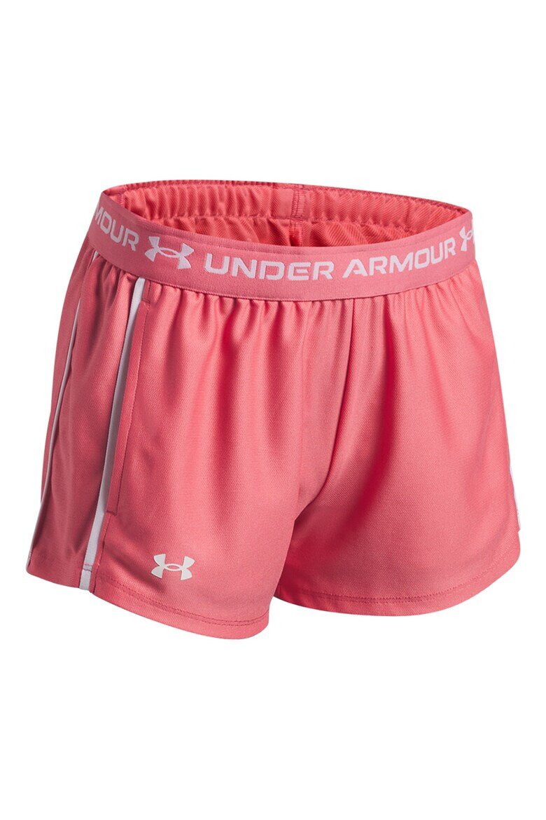Under Armour Къс панталон с лого Tech Play Светло червено