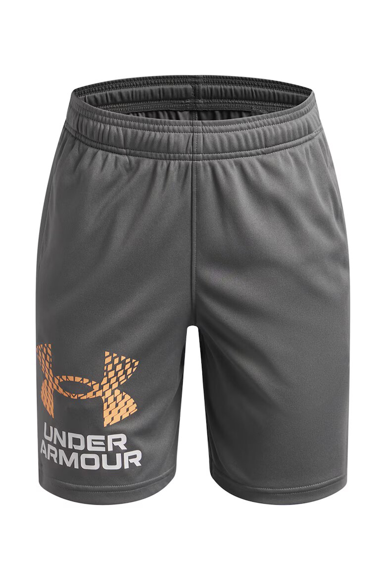 Under Armour Къс спортен панталон Tech™ с лого Бледооранжев/Сив