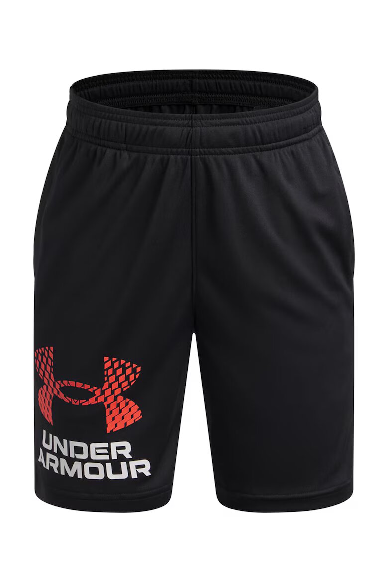 Under Armour Къс спортен панталон Tech™ с лого Червен/Черен