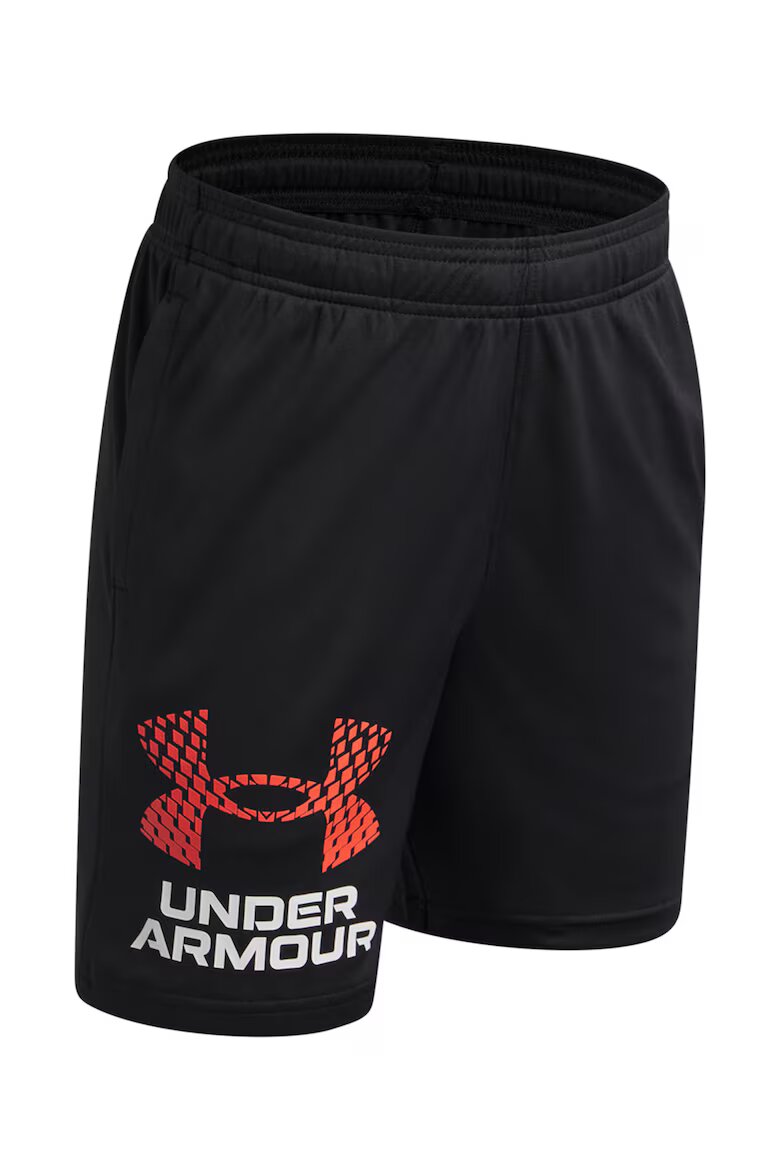 Under Armour Къс спортен панталон Tech™ с лого Червен/Черен