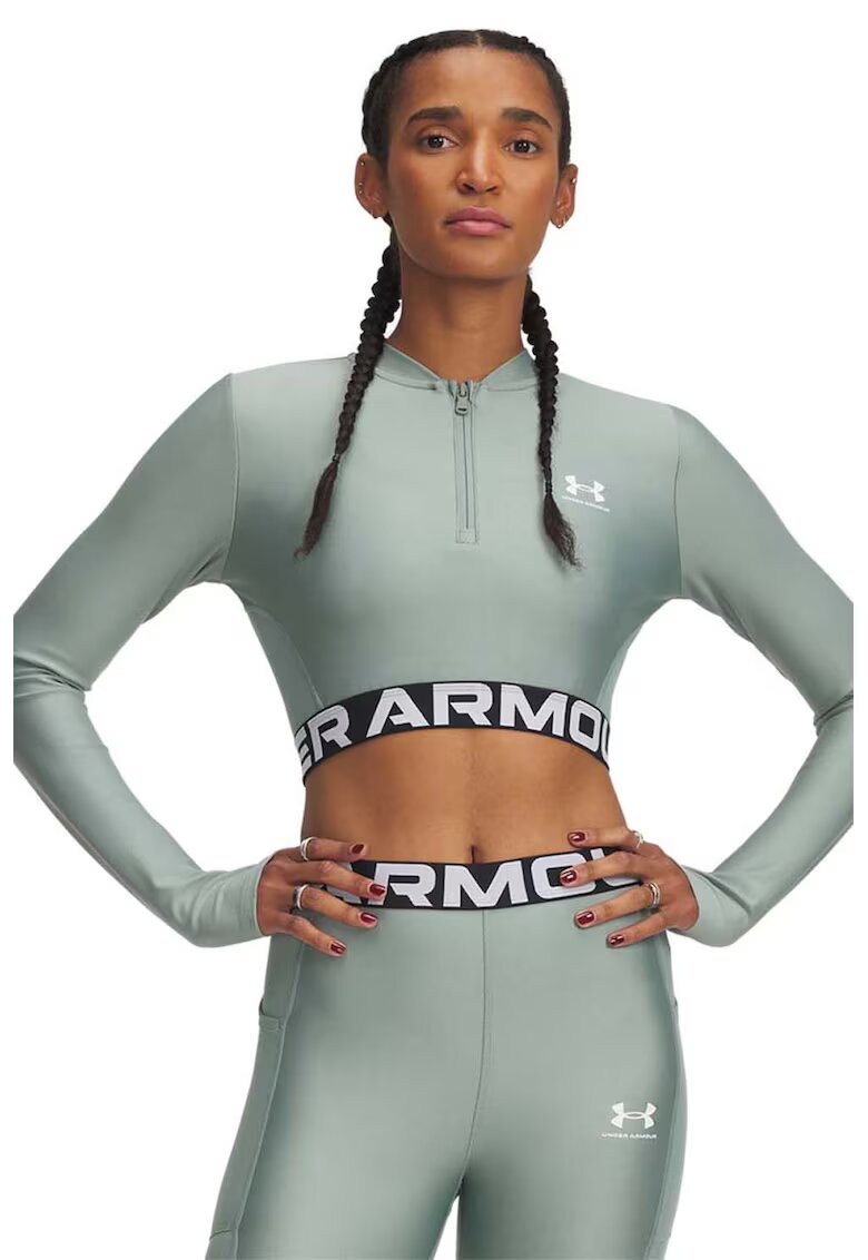 Under Armour Къса фитнес блуза Heatgear