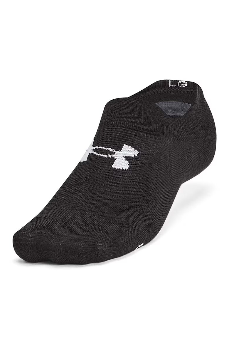 Under Armour Къси чорапи Essential с лого - 6 чифта Бял/Черен/Сив