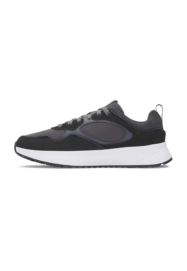 Under Armour Кожени спортни обувки Mirage с текстил - Бял/Бежов