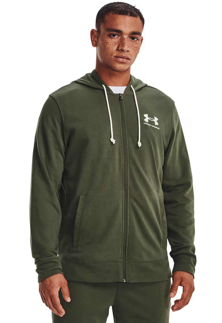 Under Armour Мъхесто спортно худи Rival с цип