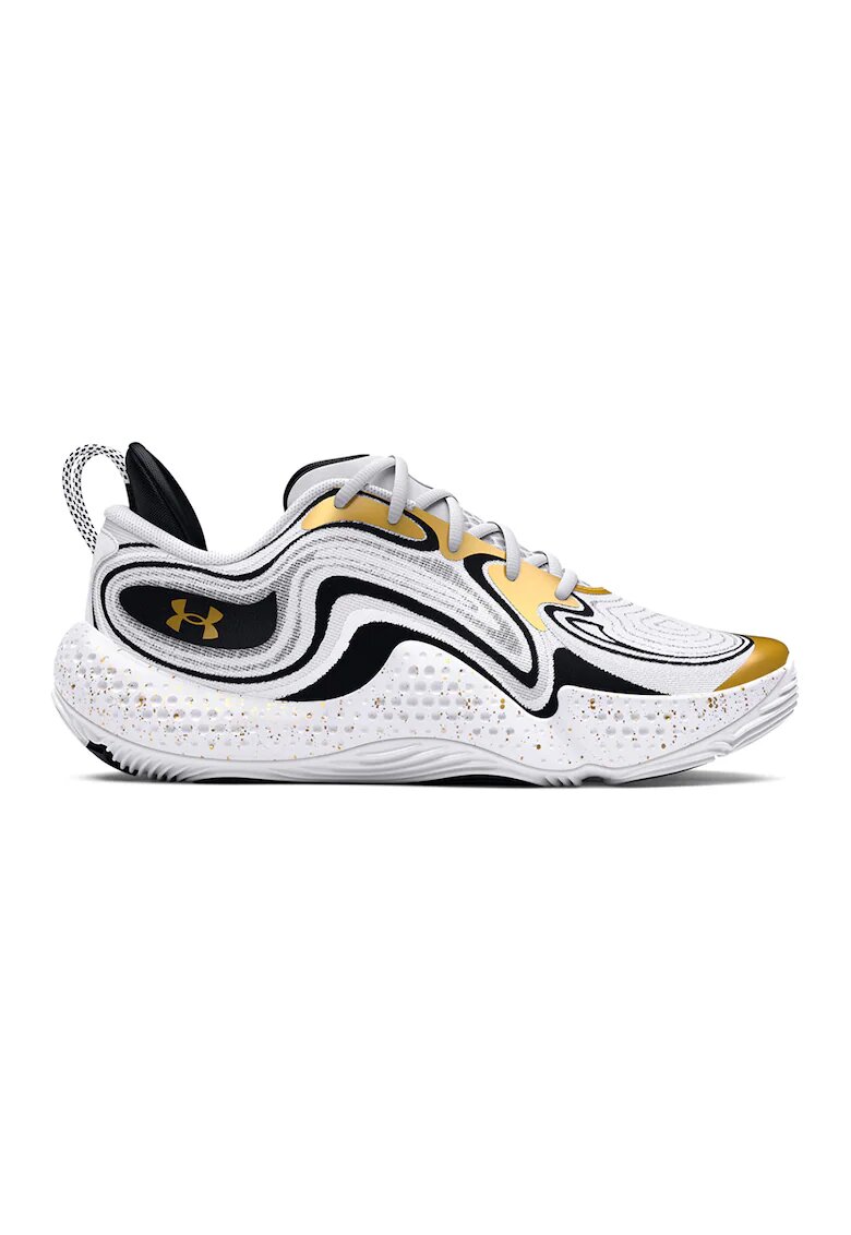 Under Armour Мъжки спортни обувки 303778316 - синтетика/текстил - бели - Бял/Черен/Неоново зелено